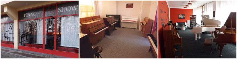 Servis a showroom Turek pianos